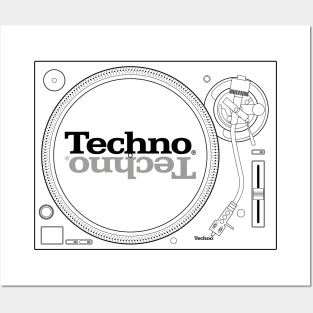 Techno Posters and Art